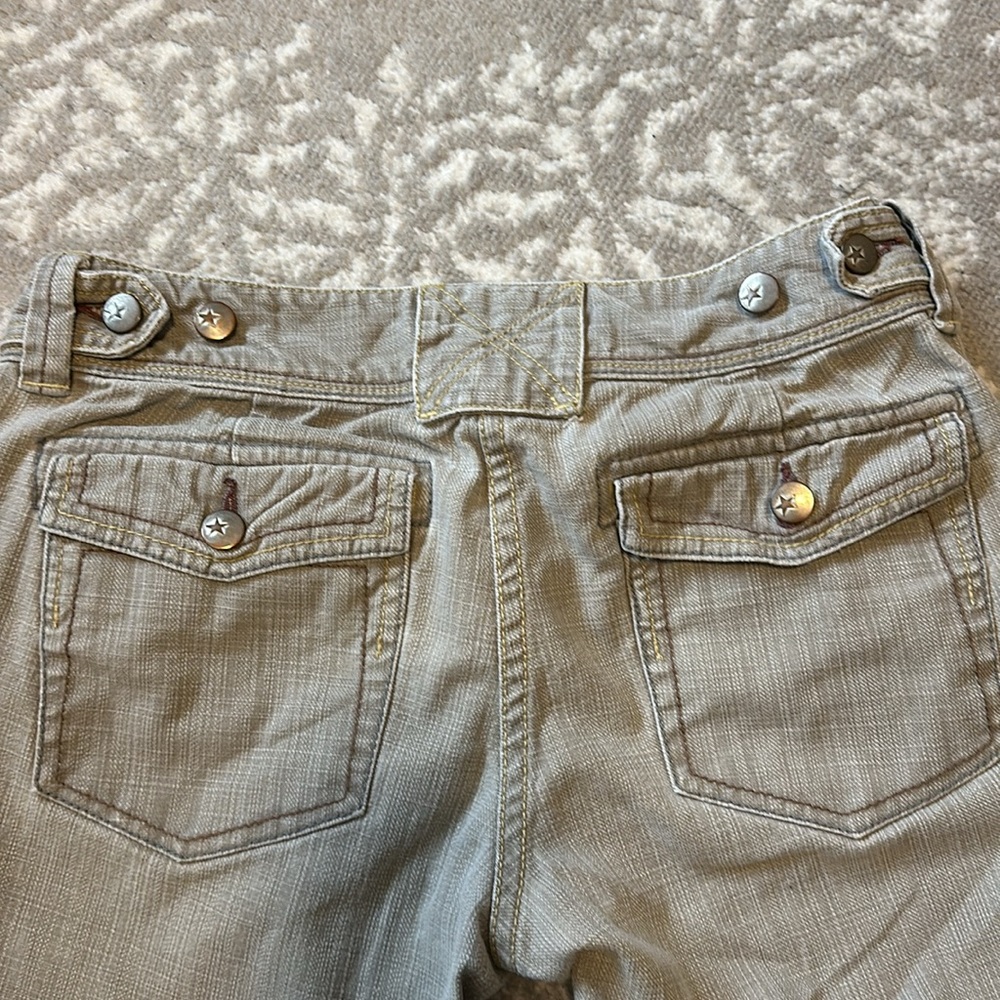 Anthropologie Louie Taupe Jeans, Size 6 straight Leg - Picture 4 of 4